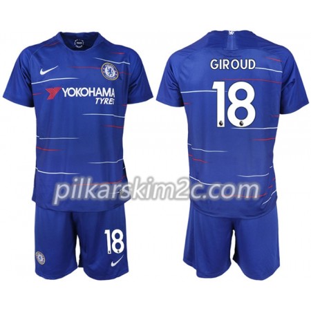 Koszulka Chelsea GIROUD 18 Dziecięca Główna 2018-2019 - Koszulki Piłkarskie